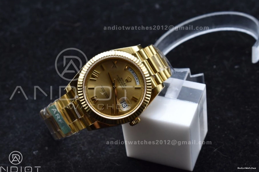 (Gain President Best Date Stretchable VR3255 ARF Roman 658 On Day Weight) 40 YG Bracelet 228238 1:1 Gold Edition Dial 0201